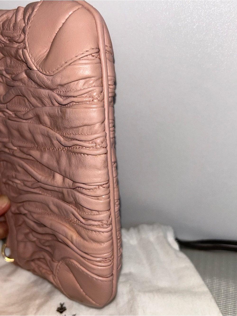 Bally blush pink wristlet - Picture 3 of 8